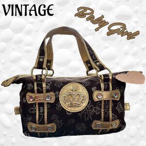 Glamorous Y2K "Baby Girl" Purse with Rhinestone Detailing
